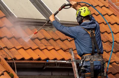Démoussage et hydrofuge de toiture à Figanières